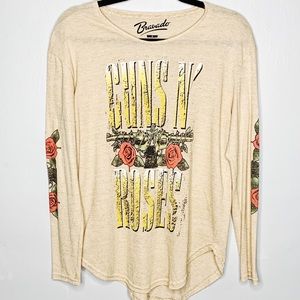 Guns n Roses band style long sleeve shirt